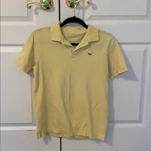 yellow Vineyard Vines polo